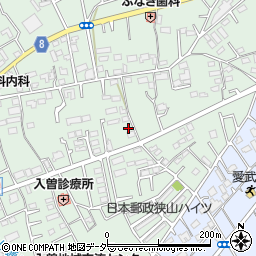 埼玉県狭山市南入曽386周辺の地図