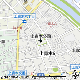 上青木公園周辺の地図