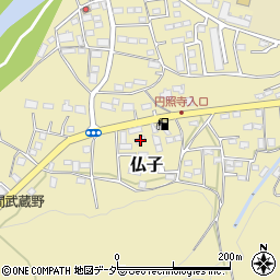 埼玉県入間市仏子284周辺の地図