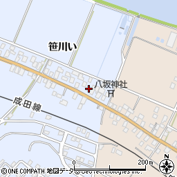 千葉県香取郡東庄町笹川い4782周辺の地図