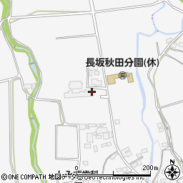 北杜市立　秋田小学校周辺の地図