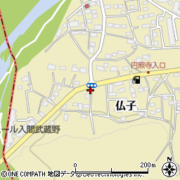 埼玉県入間市仏子274周辺の地図