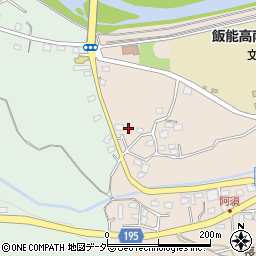 埼玉県飯能市阿須357周辺の地図