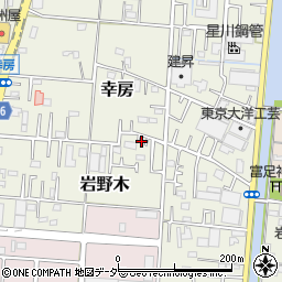 埼玉県三郷市岩野木58周辺の地図