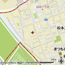 埼玉県さいたま市南区松本2丁目21周辺の地図