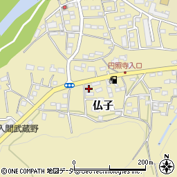 埼玉県入間市仏子285周辺の地図
