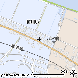 千葉県香取郡東庄町笹川い4778-1周辺の地図