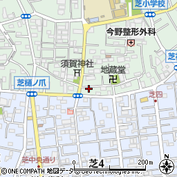 埼玉県川口市芝2338周辺の地図