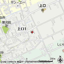 埼玉県三郷市上口1丁目169周辺の地図