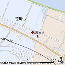 千葉県香取郡東庄町笹川い4783-1周辺の地図