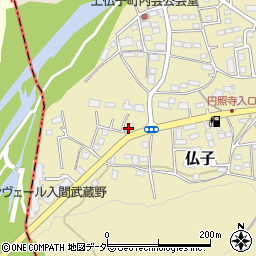 埼玉県入間市仏子265周辺の地図