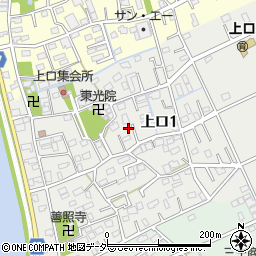 埼玉県三郷市上口1丁目103周辺の地図
