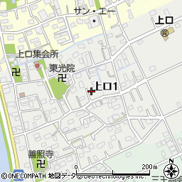 埼玉県三郷市上口1丁目101周辺の地図