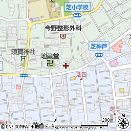 埼玉県川口市芝2824周辺の地図