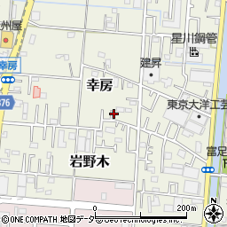 埼玉県三郷市幸房494周辺の地図