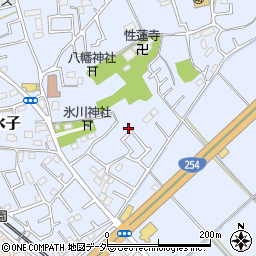 埼玉県富士見市水子5038周辺の地図