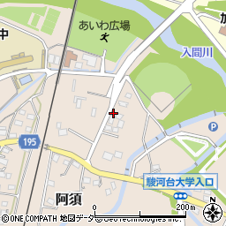 埼玉県飯能市阿須185周辺の地図