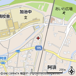 埼玉県飯能市阿須32周辺の地図