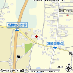 山梨県北杜市高根町箕輪488周辺の地図