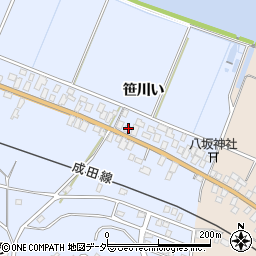 千葉県香取郡東庄町笹川い4776周辺の地図