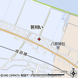 千葉県香取郡東庄町笹川い4778周辺の地図