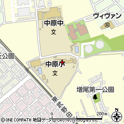 柏市立中原小学校周辺の地図