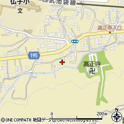 埼玉県入間市仏子370周辺の地図
