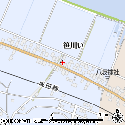 千葉県香取郡東庄町笹川い4775周辺の地図