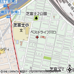 サンワ芝富士荘周辺の地図