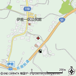 千葉県成田市伊能245周辺の地図