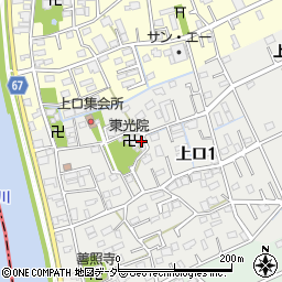 埼玉県三郷市上口1丁目106周辺の地図
