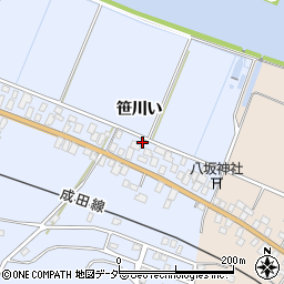 千葉県香取郡東庄町笹川い4772-1周辺の地図