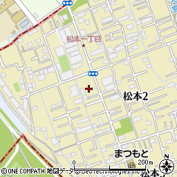 埼玉県さいたま市南区松本2丁目17周辺の地図