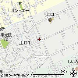 埼玉県三郷市上口1丁目175周辺の地図