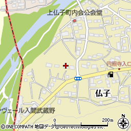 埼玉県入間市仏子261周辺の地図
