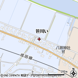 千葉県香取郡東庄町笹川い4772-2周辺の地図