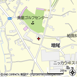 千葉県柏市増尾1114-2周辺の地図