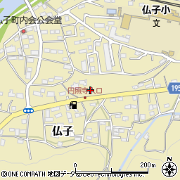 埼玉県入間市仏子301周辺の地図