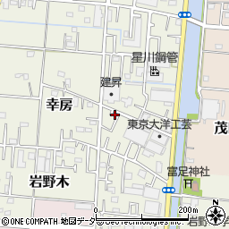 埼玉県三郷市幸房448周辺の地図
