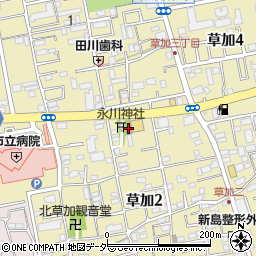 北浦会館周辺の地図