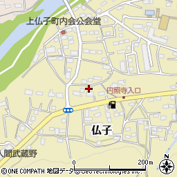 埼玉県入間市仏子287周辺の地図