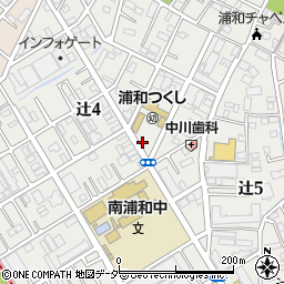 埼玉県さいたま市南区辻4丁目8-12周辺の地図