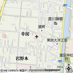 埼玉県三郷市幸房451周辺の地図
