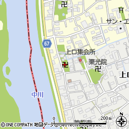 埼玉県三郷市上口1丁目67周辺の地図