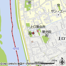 埼玉県三郷市上口1丁目69周辺の地図
