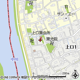 埼玉県三郷市上口1丁目71周辺の地図
