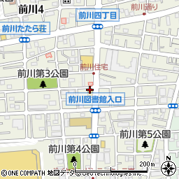 焼肉 炭火亭 川口前川店周辺の地図