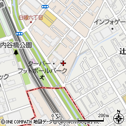 リパーク浦和白幡６丁目第２駐車場周辺の地図