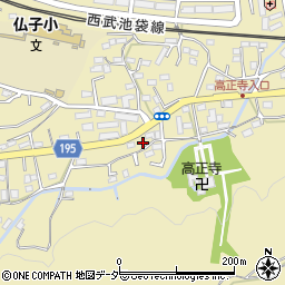 埼玉県入間市仏子369周辺の地図
