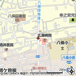 広瀬病院前周辺の地図